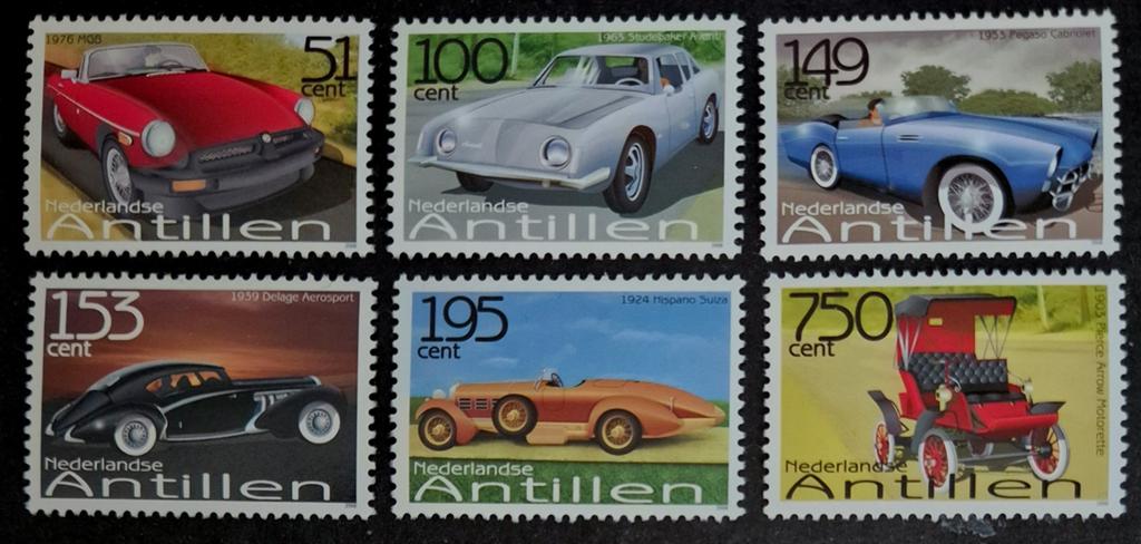 NVPH 1652-1657 Auto's., Ophalen of Verzenden, Postfris