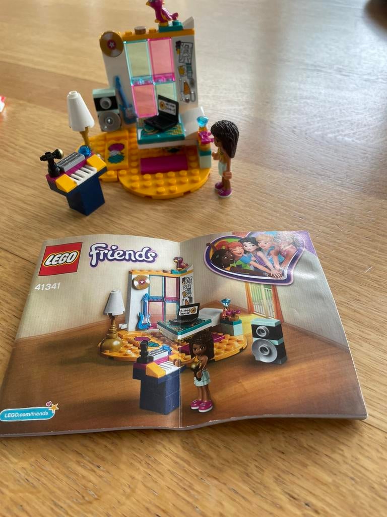 Lego friends 41341, Andrea’s slaapkamer. Compleet, Compleet, Lego, Friends, Ophalen of Verzenden