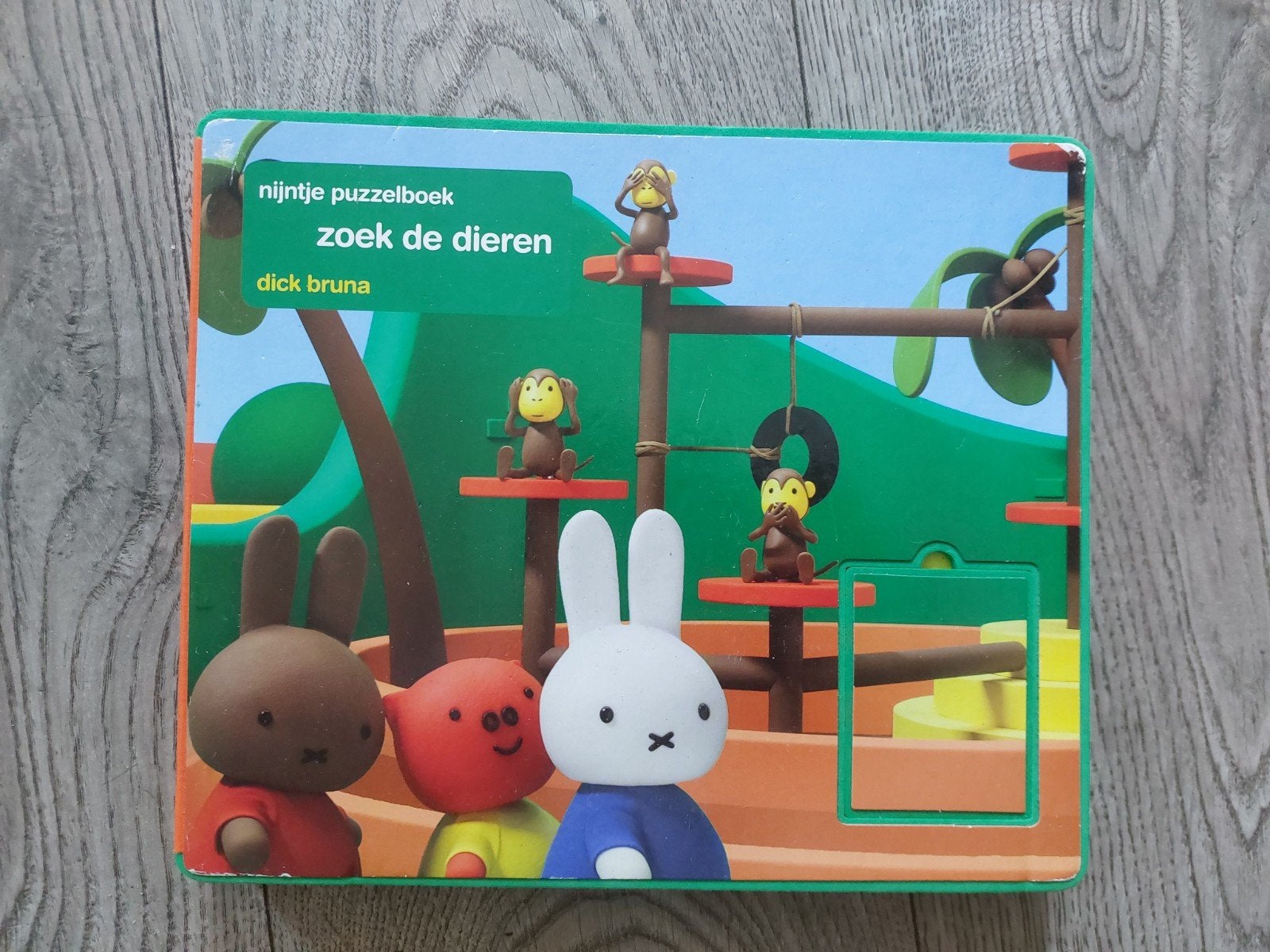 Nijntje Puzzelboek: Zoek de Dieren - Dick Bruna, Gelezen, Ophalen of Verzenden, Dick Bruna, 2 tot 3 jaar