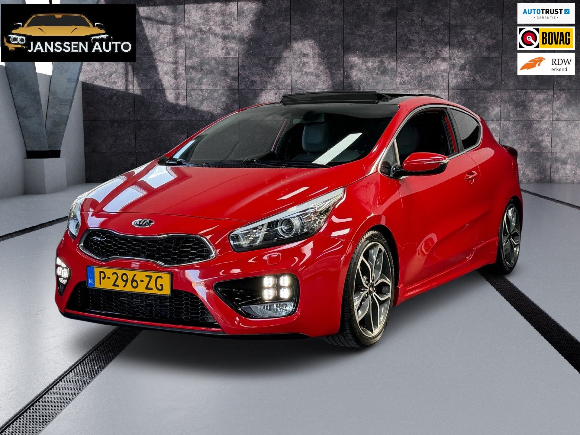 Kia Pro_cee'd 1.6 T-GDi GT | 204PK | Pano | Alcantara | Stoe, Auto's, Voorwielaandrijving, Gebruikt, 4 cilinders, 14 km/l
