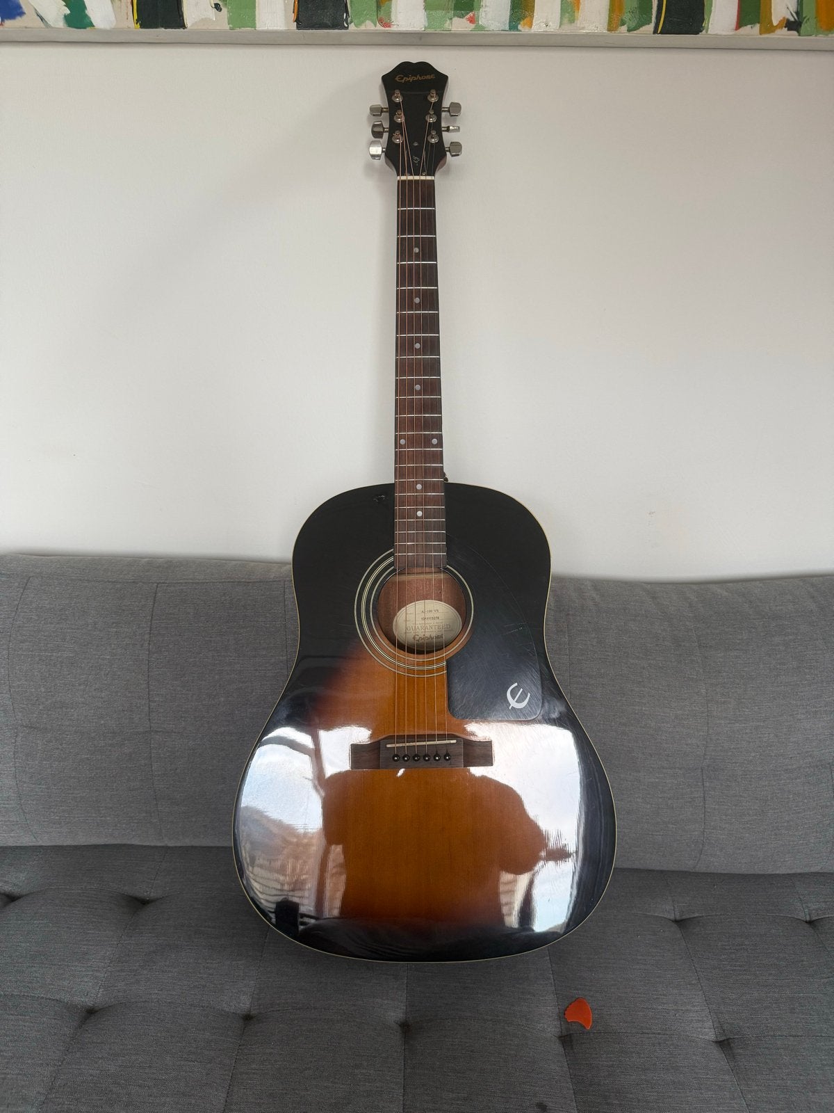 Epiphone AJ-100-VS  western/akoestisch gitaar, Muziek en Instrumenten, Ophalen of Verzenden, Gebruikt, Western- of Steelstringgitaar