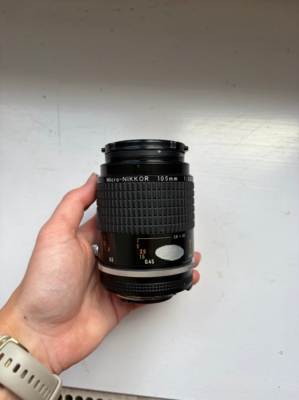 Nikon Micro-Nikkor 105mm 1:2.8 lens, Macrofunctie, Nikon, Ophalen of Verzenden, Zo goed als nieuw
