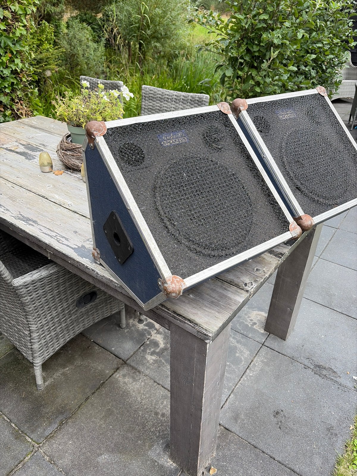 Vantage VPM-6150 Powermixer met speakers, Muziek en Instrumenten, Ophalen, Gebruikt, 5 tot 10 kanalen, Microfooningang