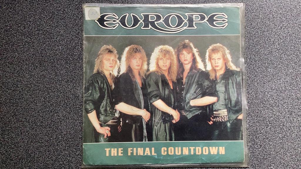 Europe “ The Final Countdown”  vinylsingle, Ophalen of Verzenden, Zo goed als nieuw, Pop