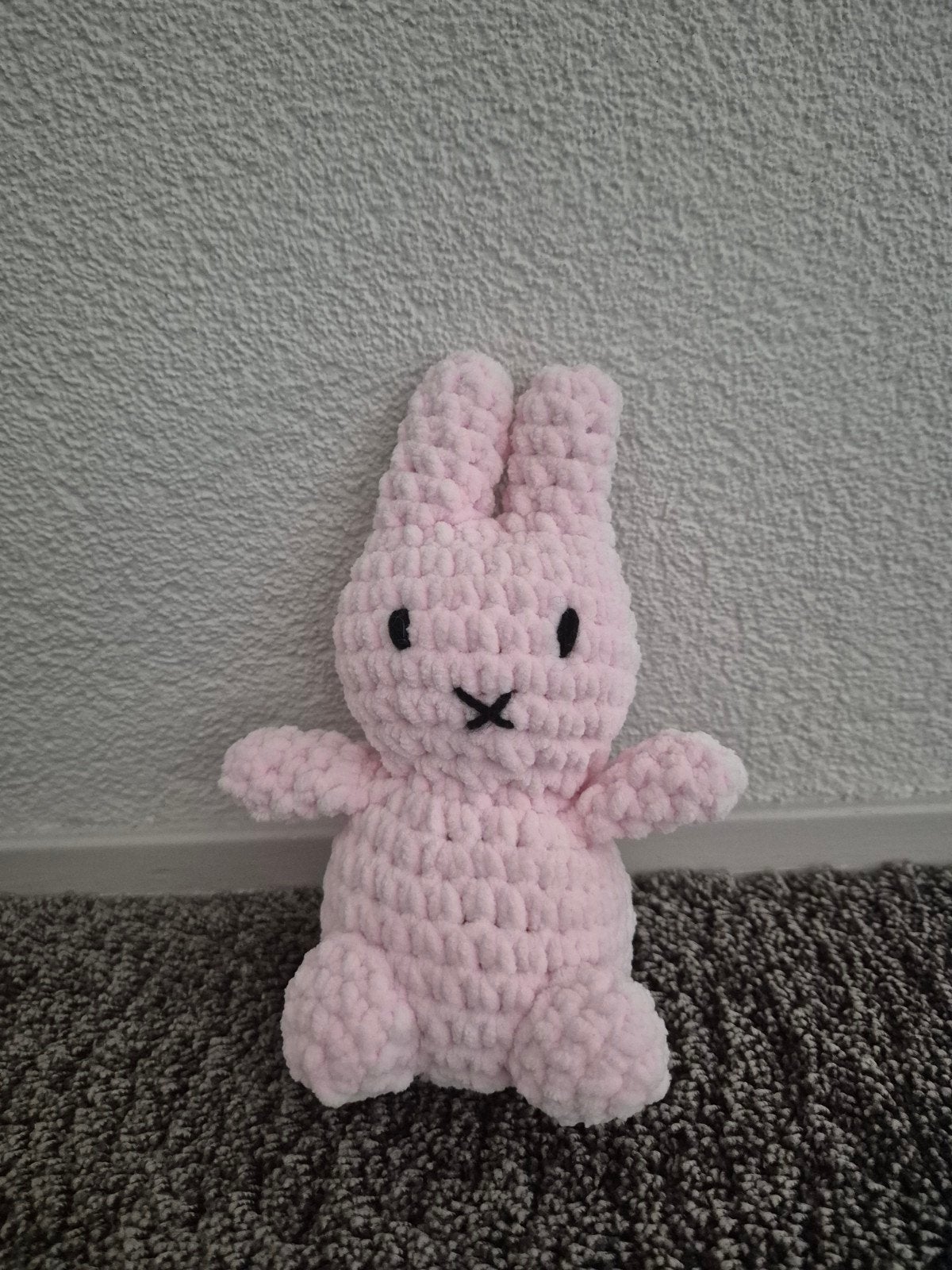 Handgemaakte gehaakte nijntje/ miffy Roze, Handgemaakt, Nijntje, Ophalen of Verzenden, Middelgroot (20 tot 80 cm)