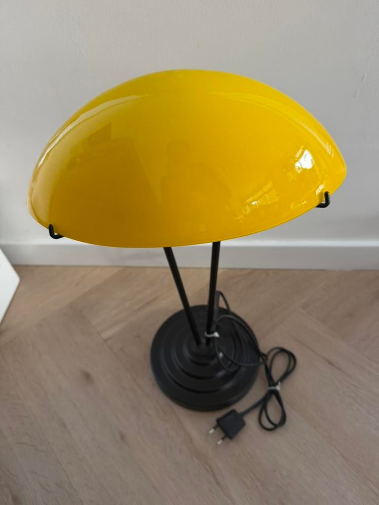Zeldzame Vintage IKEA Kupol Bureaulamp, Memphis-stijl, Huis en Inrichting, Lampen | Tafellampen, Ophalen of Verzenden, Zo goed als nieuw
