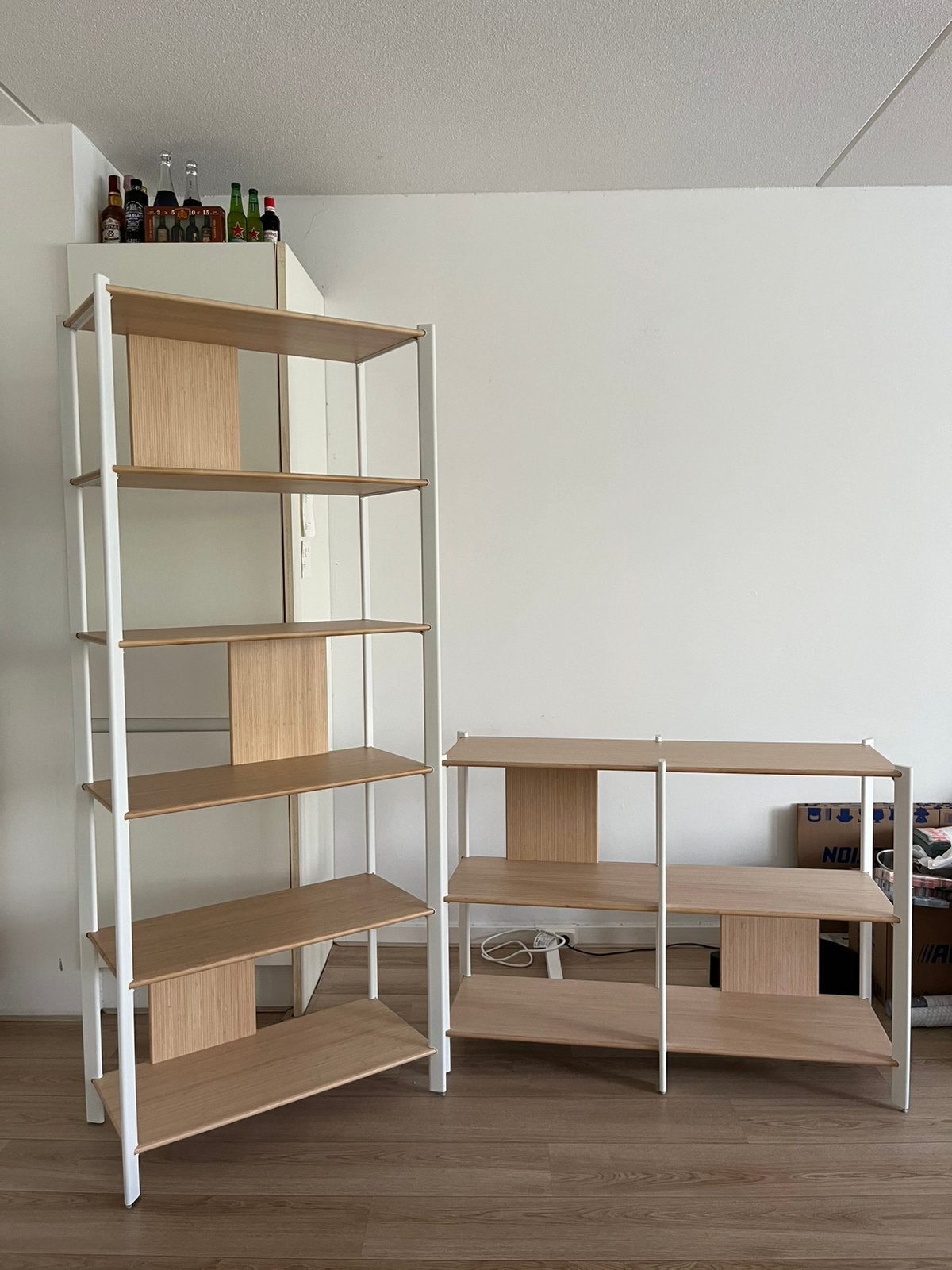 IKEA wandkast / boekenkast + TV meubel – complete set, Huis en Inrichting, Ophalen, Zo goed als nieuw