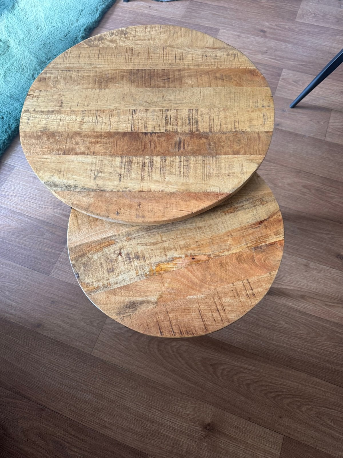 Salontafeltjes mangohout, Ophalen, Zo goed als nieuw
