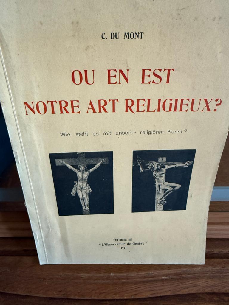 Où en est notre art religieux? C. Du Mont (1944), Boeken, Ophalen of Verzenden, Zo goed als nieuw, Christendom | Katholiek