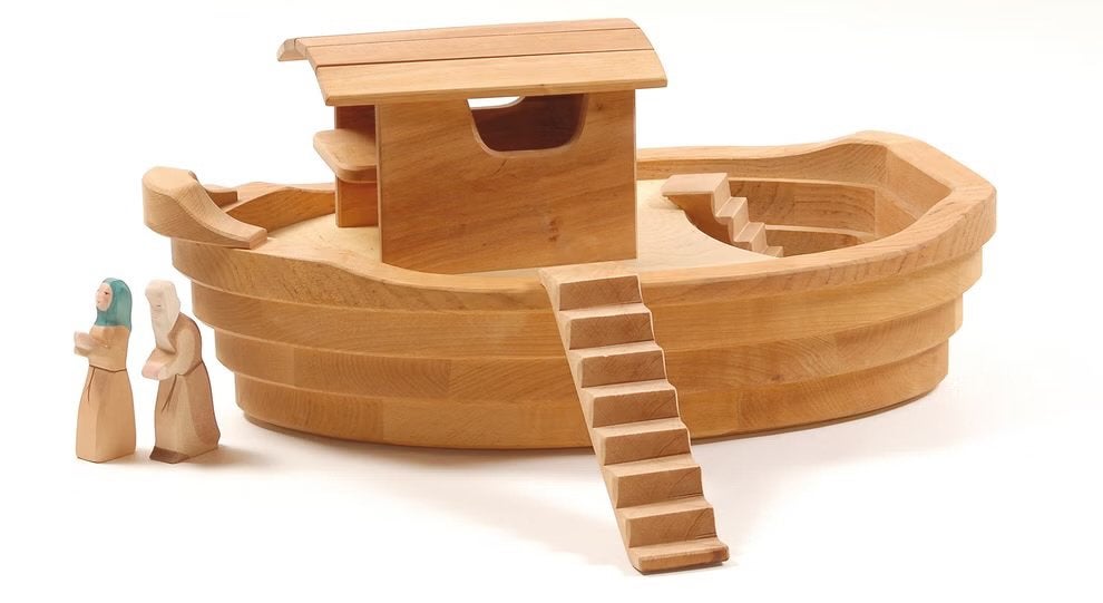 Ostheimer Ark van Noach met dierfiguren, Ophalen, Zo goed als nieuw