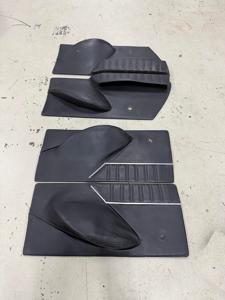 Citroën DS Pallas Zwart Leren Deurpanelen & Vloerbedekking, Auto-onderdelen, Interieur en Bekleding, Ophalen of Verzenden, Gebruikt