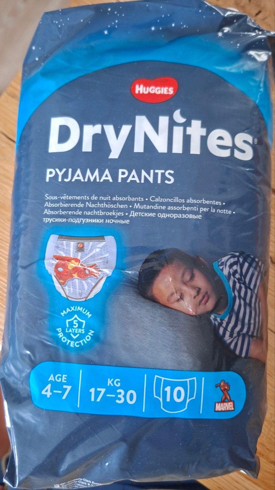 Huggies DryNites Pyjama Pants 8 stuks (4-7 jaar, 17-30 kg), Ophalen, Nieuw