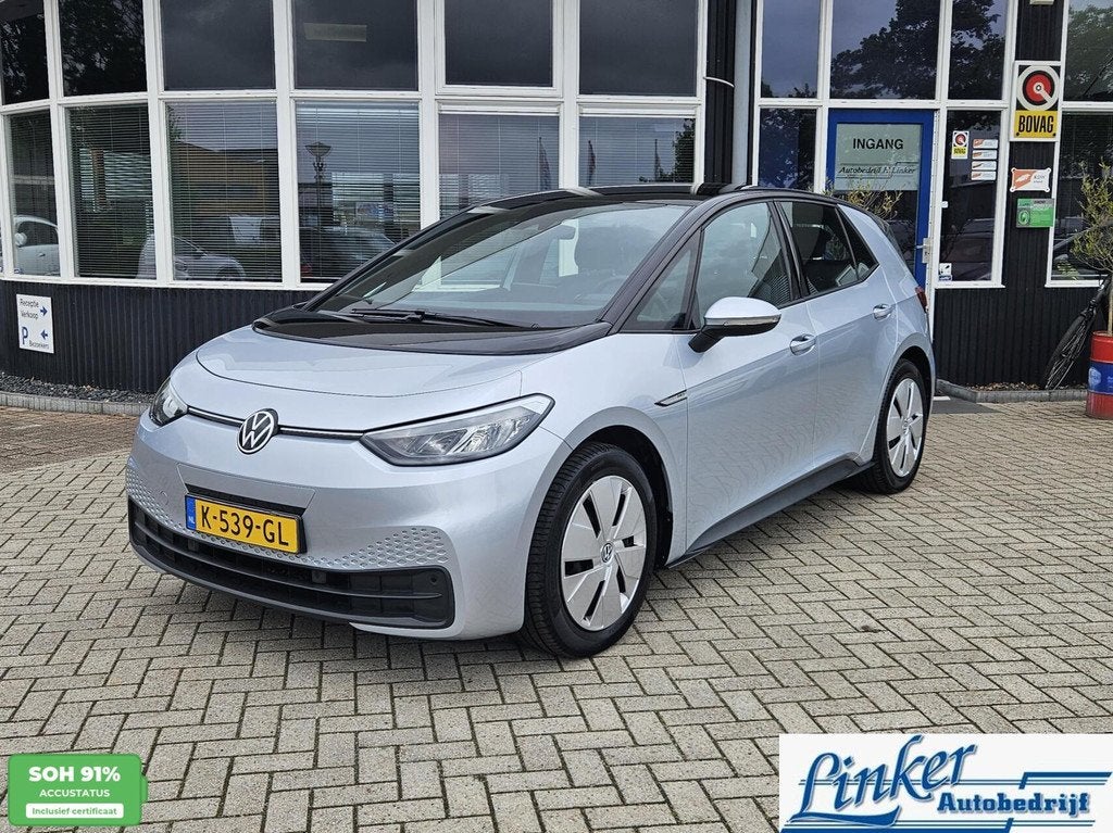 Volkswagen ID.3 Life 58 kWh SOH 91% NL-AUTO ADAP CRUISE RIJK, Achterwielaandrijving, Gebruikt, Met garantie (alle), ID.3