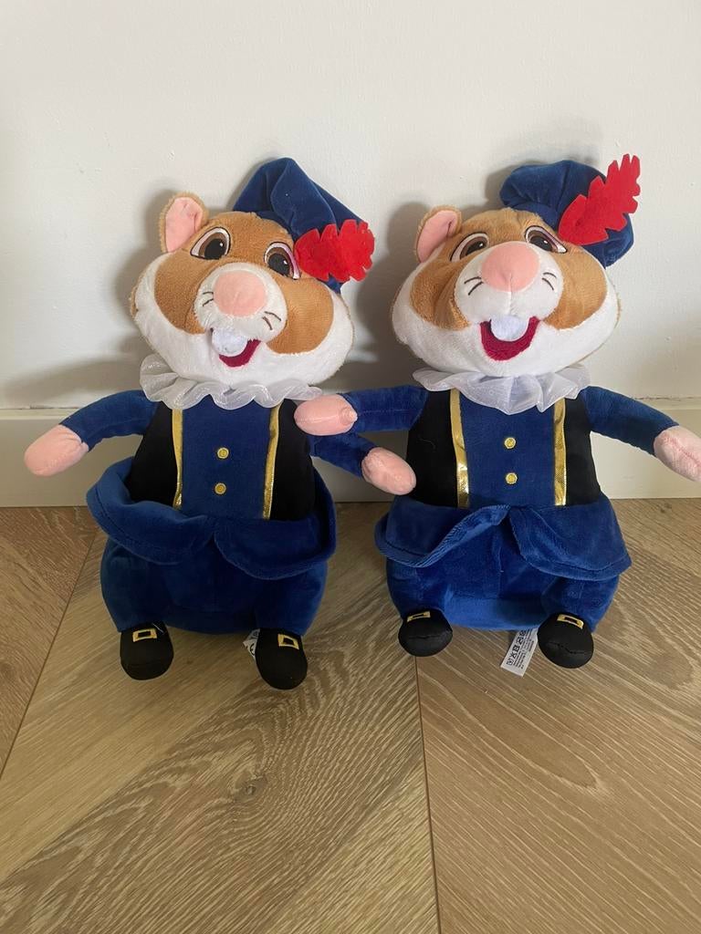 AH hamsters pueten blauw pak, Gebruikt, Hamster, Ophalen of Verzenden, Albert Heijn