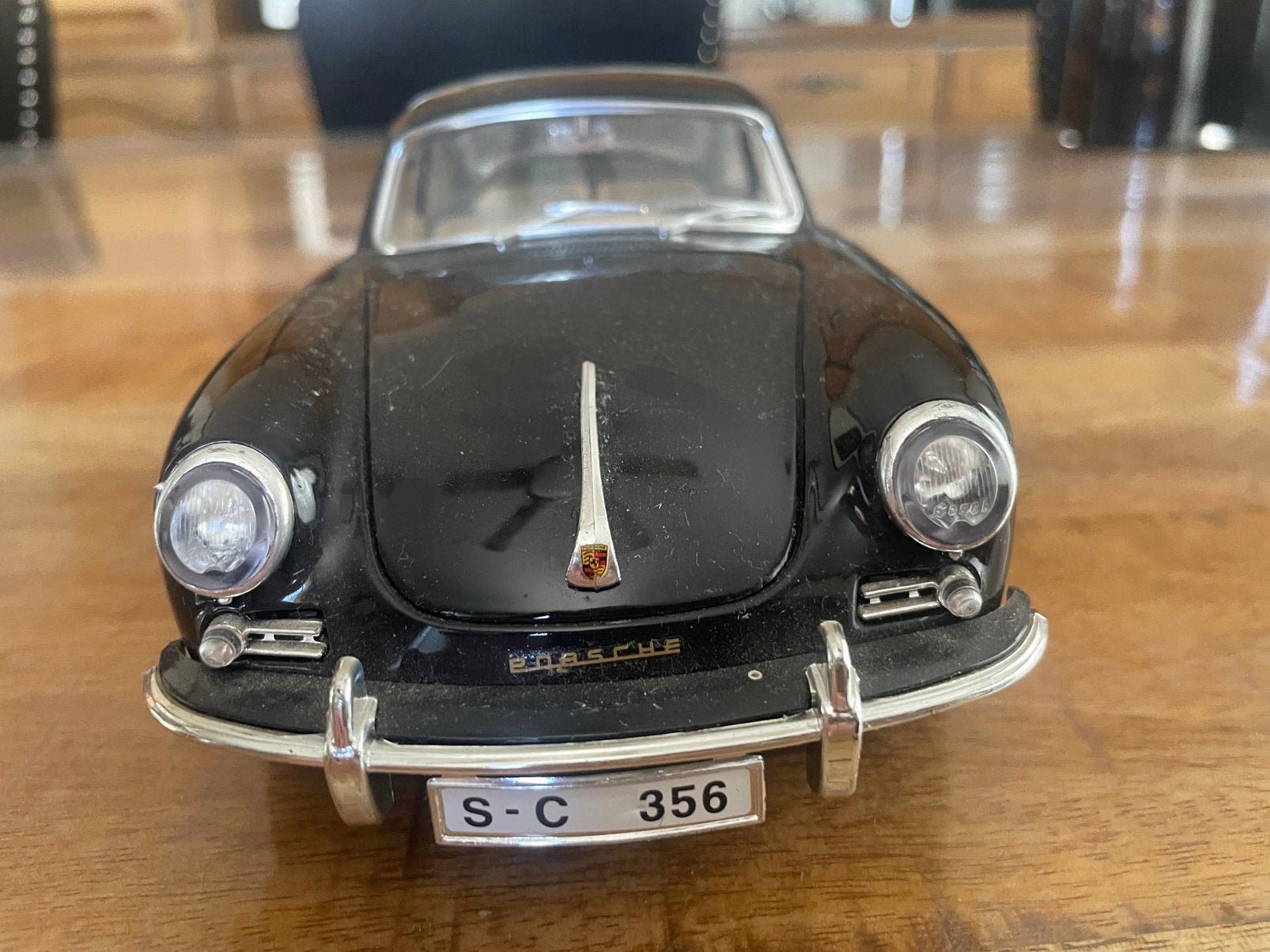 Porsche 356b.    1961.           1.18, Ophalen of Verzenden, Zo goed als nieuw, Bburago