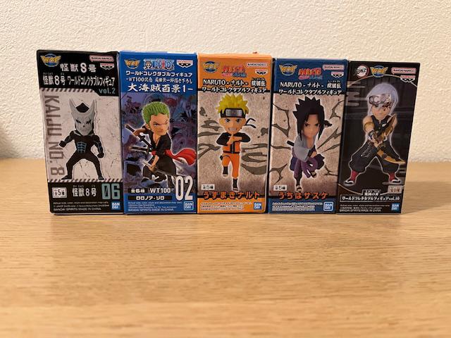 Naruto mini figuurtjes, Verzenden, Zo goed als nieuw