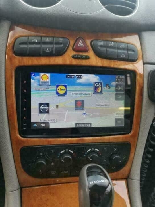 Mercedes Gklasse Cklasse W203 radio navigatie android 10 dab, Auto diversen, Ophalen of Verzenden, Nieuw