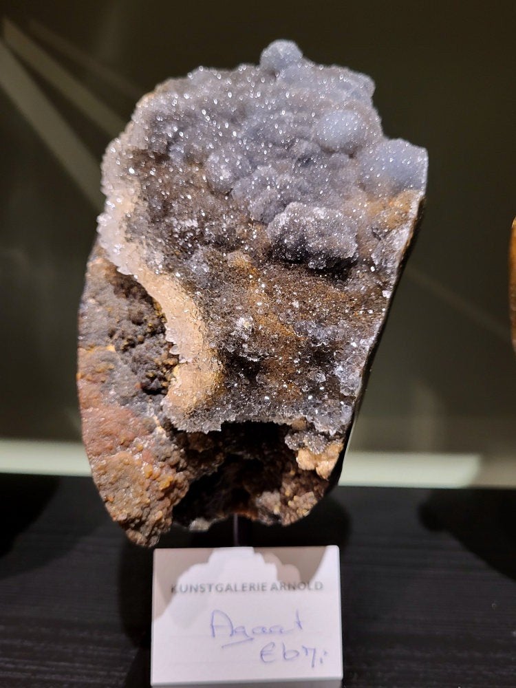 Agaat op standaard, groot assortiment voor scherpe prijzen., Ophalen, Mineraal