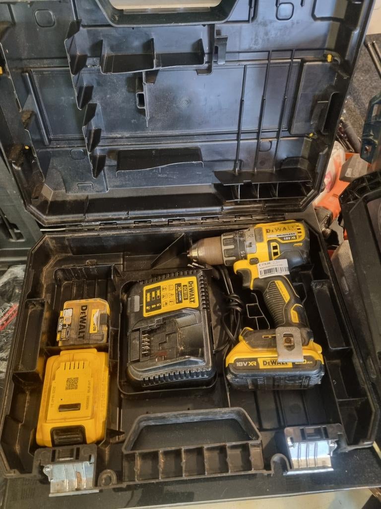 DeWalt DCD805 Boor-/Schroefmachine met Accu's en Lader, Ophalen of Verzenden