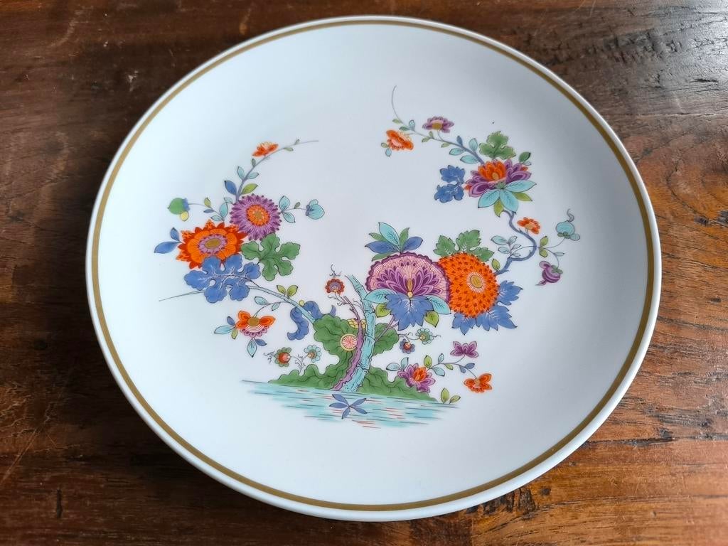 Antiek porselein bord Meissen, Antiek en Kunst, Ophalen of Verzenden