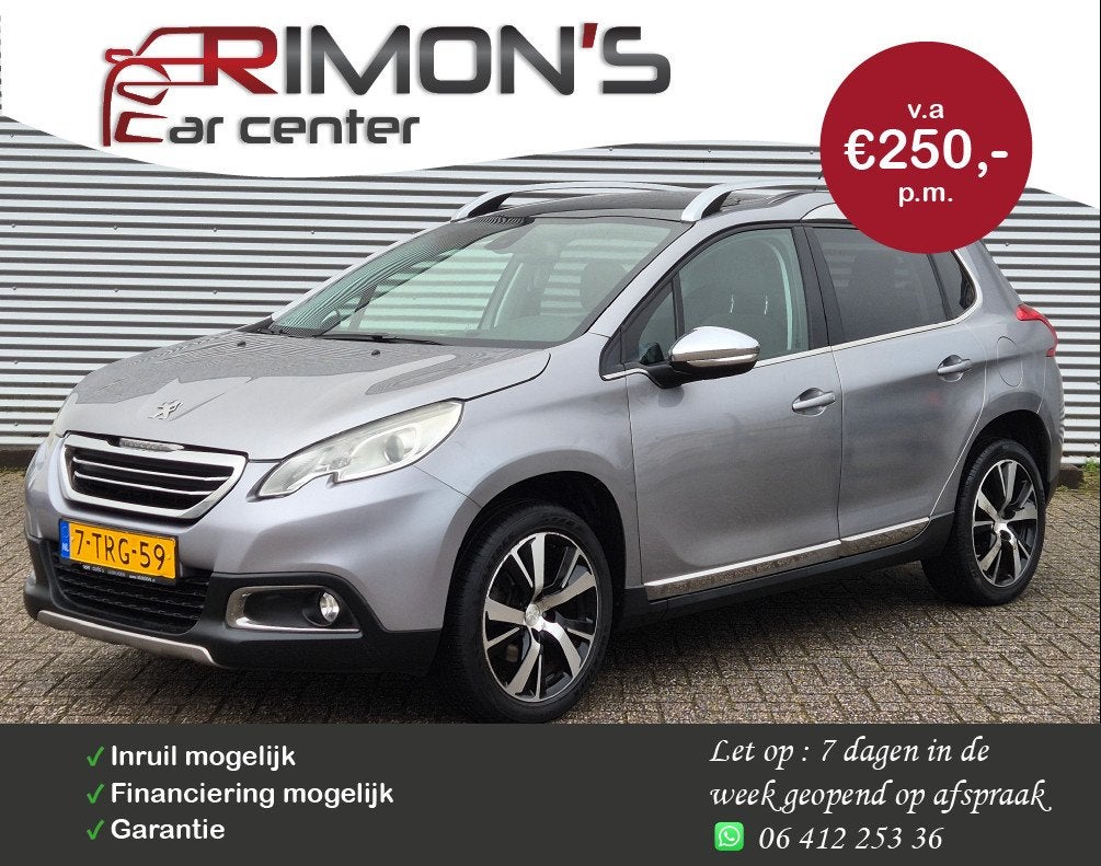 Peugeot 2008 1.6 VTi Féline Pano Navi Leder Trekhaak, Voorwielaandrijving, Euro 5, Gebruikt, Beige