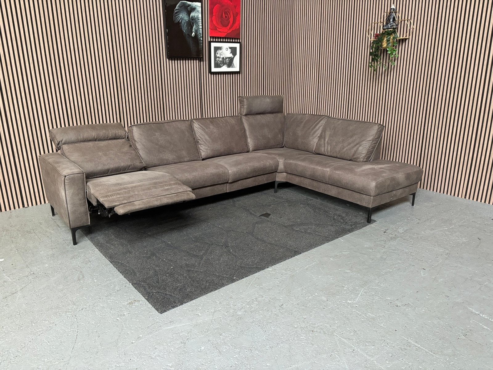 GRATIS LEVERING Haco Belfast Hoekbank 320x210 GEREINIGD, Hoekbank, 300 cm of meer, Kunststof, Ophalen of Verzenden