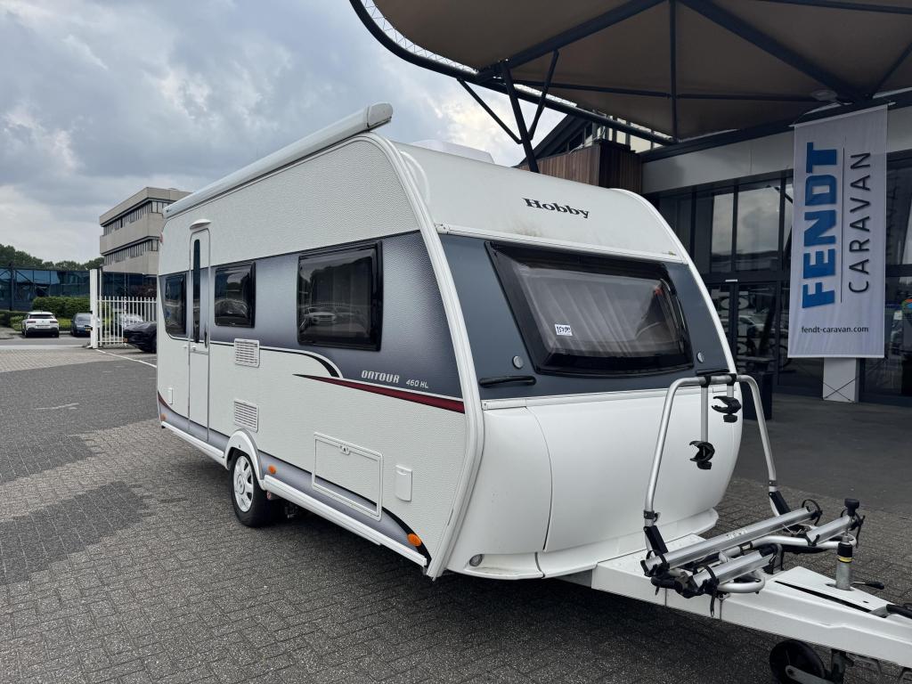 Hobby On Tour 460 HL 2017 Mover,Airco,Luifel!!, Caravans en Kamperen, Hobby, Overige typen, Bedrijf, Treinzit