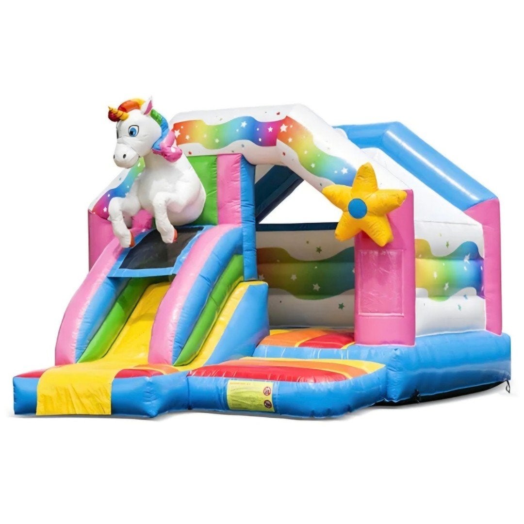 Unicorn Springkussen met Glijbaan, Ophalen, Zo goed als nieuw, Overige