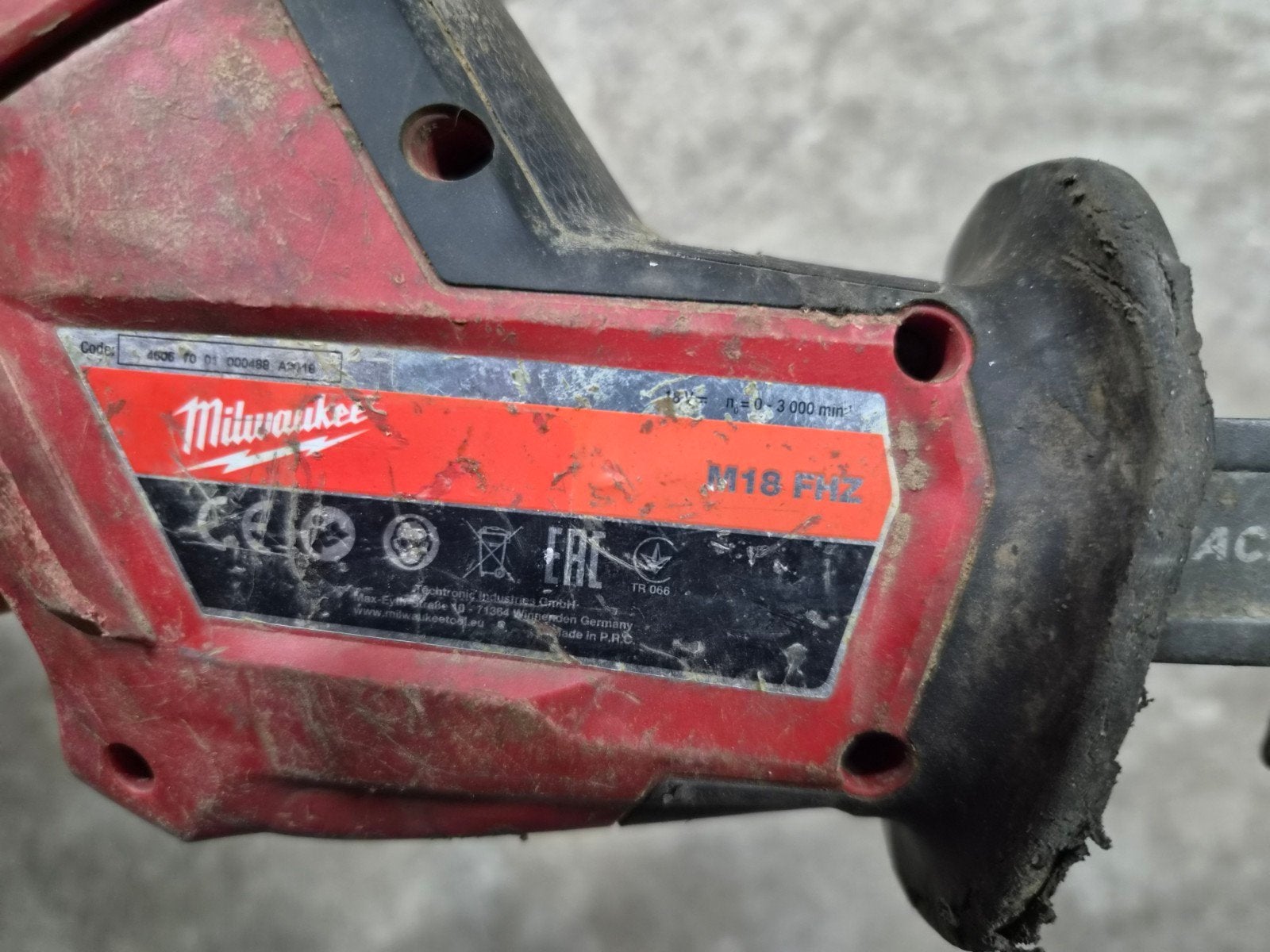 Milwaukee M18 FHZ FUEL Reciprozaag, Gebruikt, 70 mm of meer, 600 tot 1200 watt, Ophalen of Verzenden