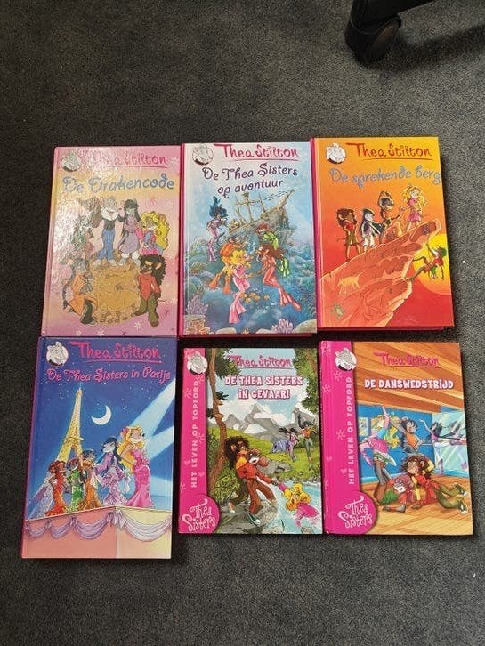 De Thea Sisters boeken - 6 delen, Boeken, Ophalen of Verzenden, Zo goed als nieuw, Thea Stilton, Fictie algemeen