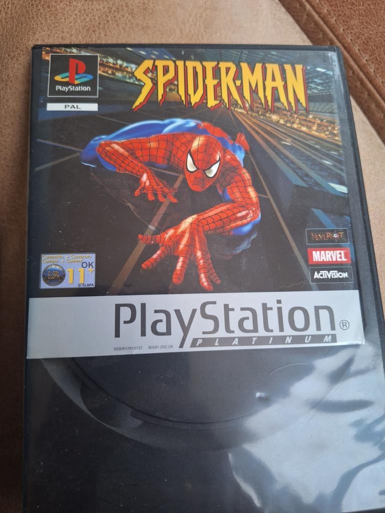 Spider-Man PlayStation 1 Platinum Edition, Spelcomputers en Games, Games | Sony PlayStation 1, Avontuur en Actie, 1 speler, Ophalen of Verzenden