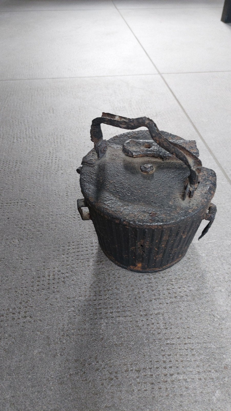 Duitse munitietrommel MG34 - Bodemvondst WOII, Ophalen of Verzenden