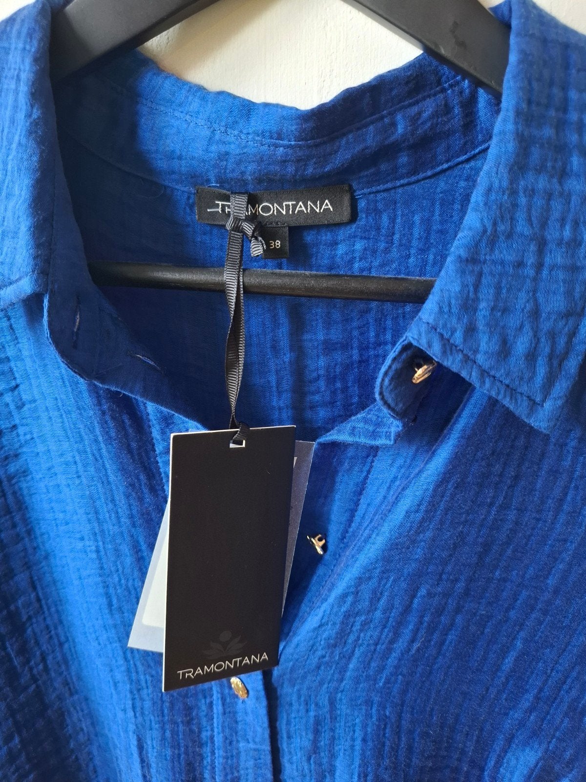 Tramontana blouse helderblauw maat 38, Maat 38/40 (M), Blauw, Tramontana, Nieuw