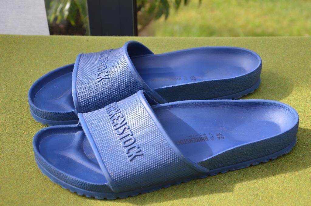 Birkenstock Barbados EVA slippers donkerblauw maat 44, Slippers, Blauw, Ophalen of Verzenden, Birkenstock