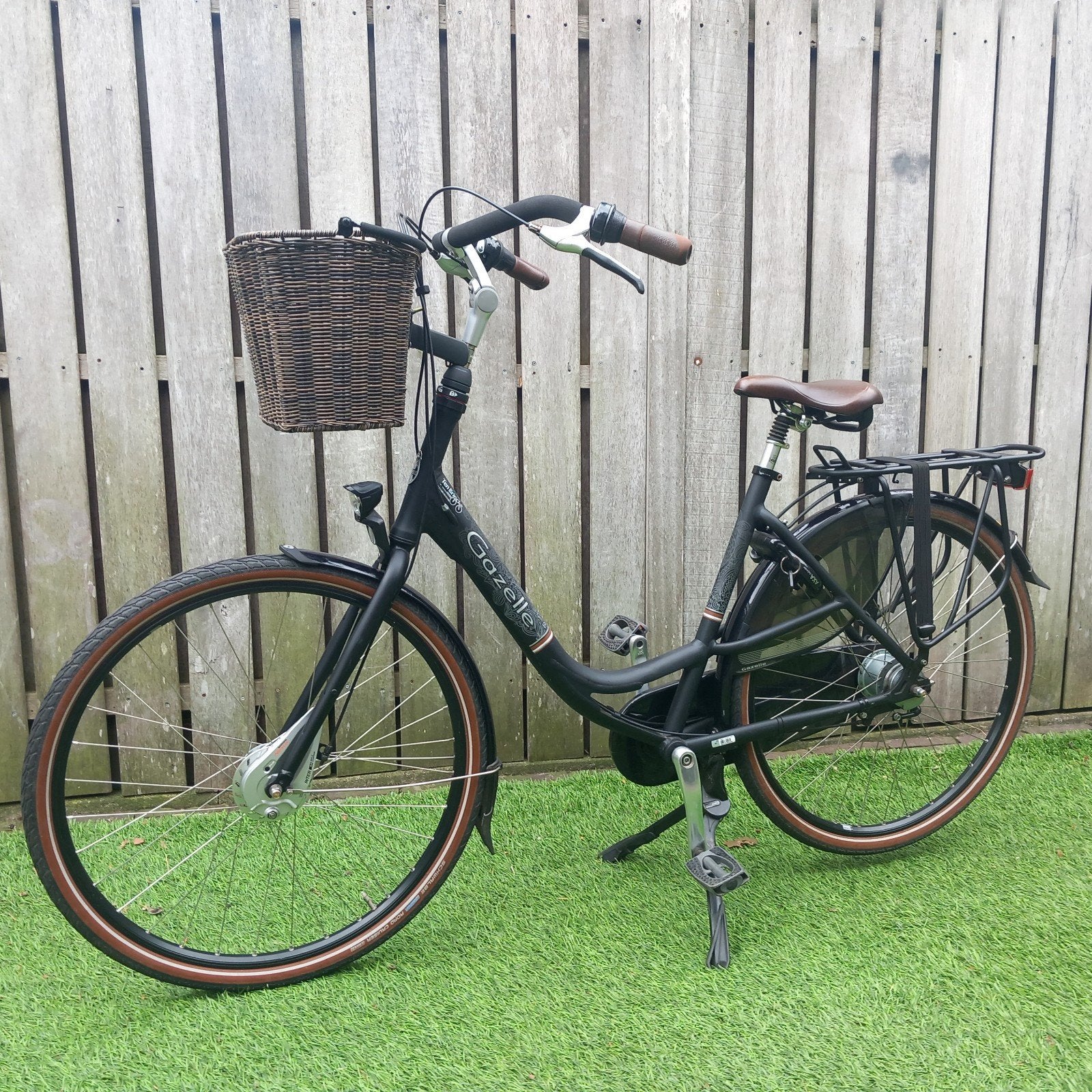 Gazelle Bloom mamafiets met mand, Ophalen, Gazelle, Trommelrem, 53 tot 56 cm