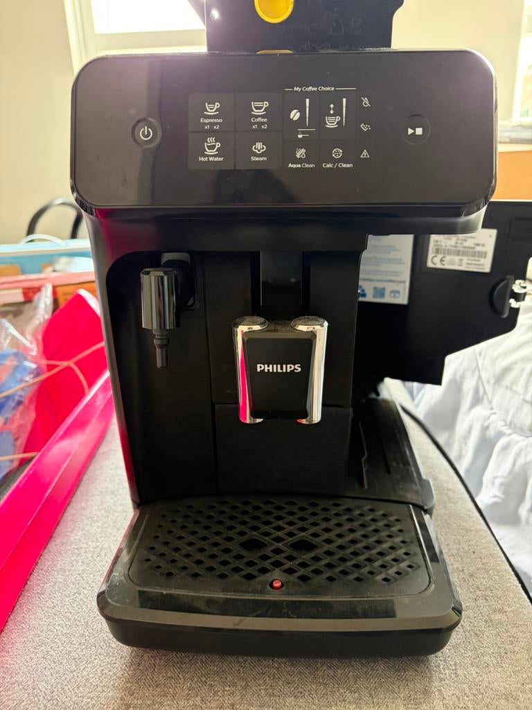 Philips Volautomatische Espressomachine (Serie EP1220), Ophalen, Zo goed als nieuw, Espresso apparaat, Stoompijpje