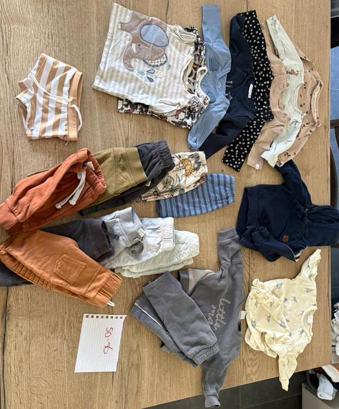 Kledingpakket baby mt 50-56 Next, Hema, Noppies, Ophalen of Verzenden, Zo goed als nieuw