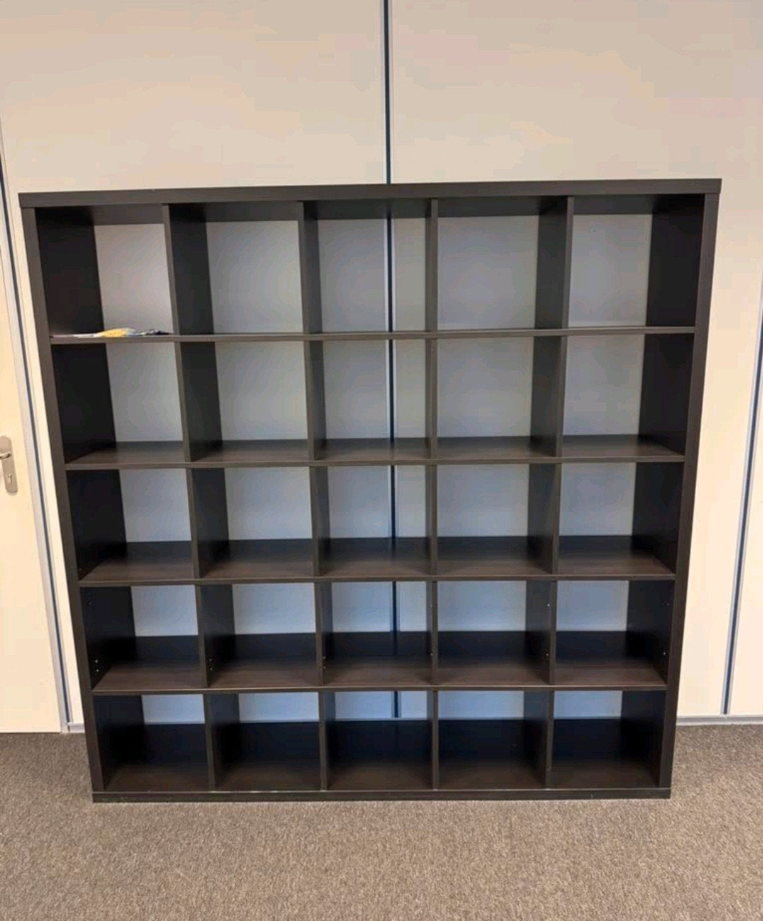 Ikea kallax Vakkenkast 5x5 zwart, Ophalen, Zo goed als nieuw