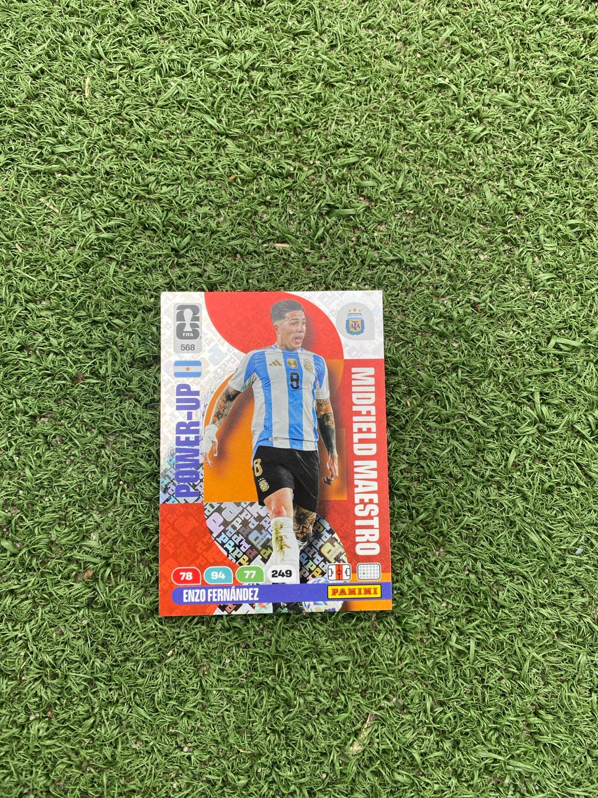 Panini FIFA World Cup Qatar 2022 Enzo Fernández kaart, Ophalen, Zo goed als nieuw, Buitenlandse clubs, Spelerskaart