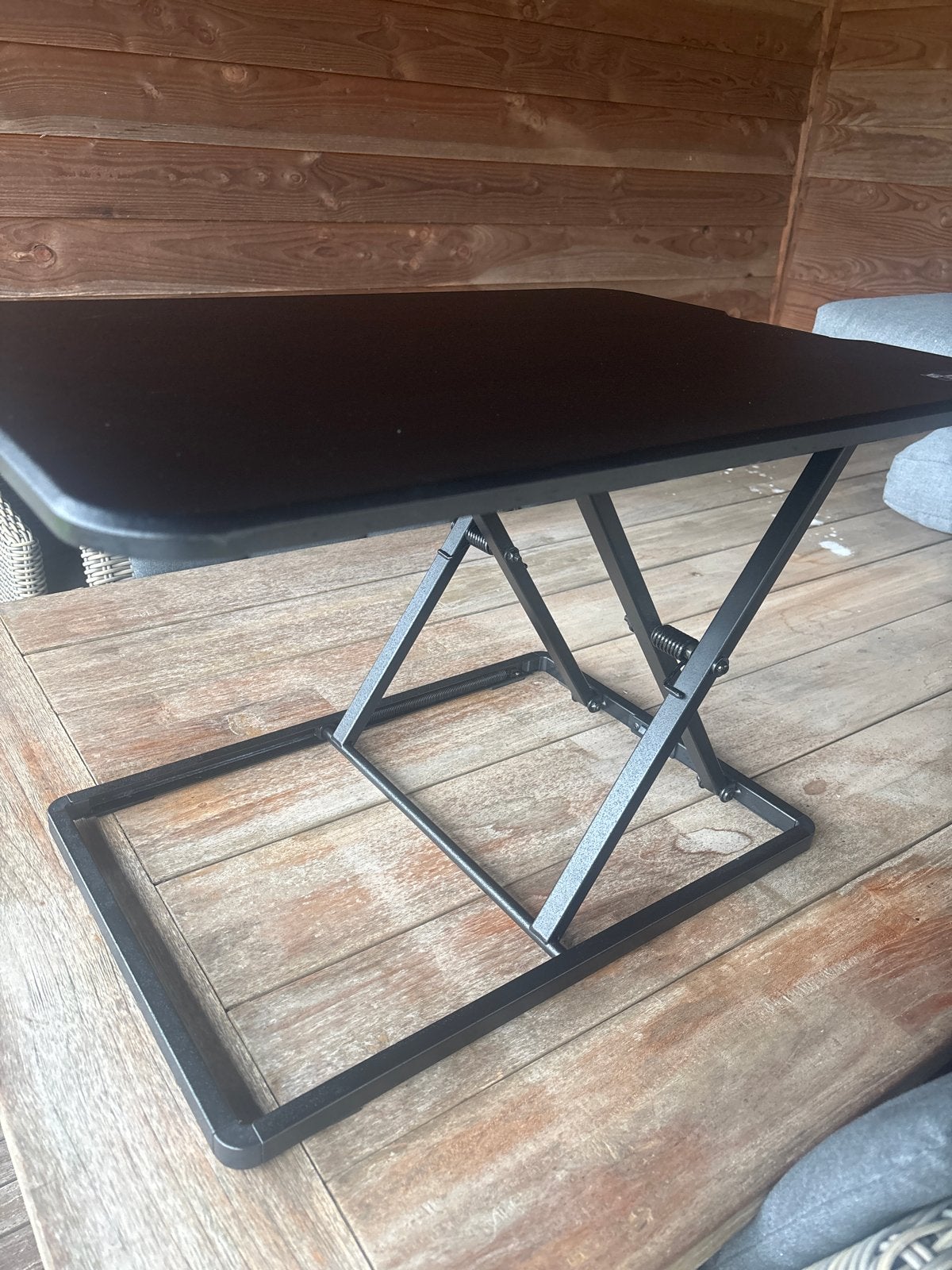 Updesk Zit-Sta Bureau Opzetstuk - Compact en Verstelbaar, Ophalen of Verzenden, Zo goed als nieuw
