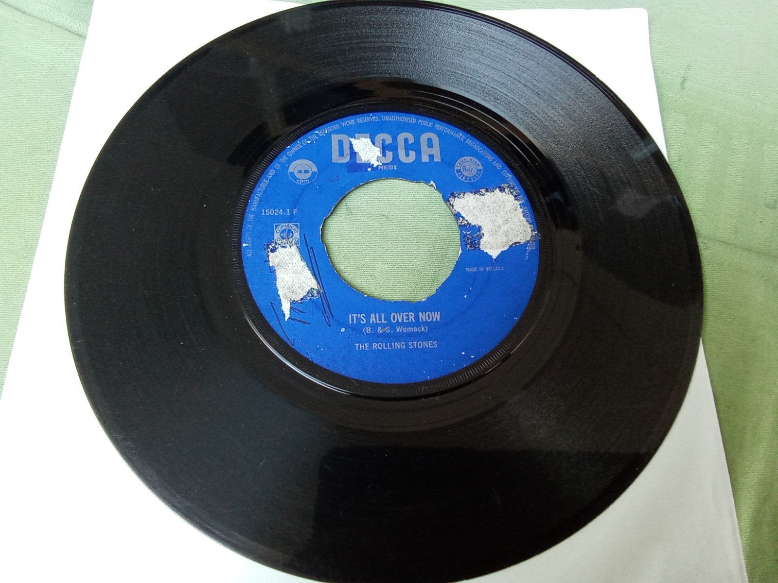 rolling Stones.        it's all over now, Cd's en Dvd's, Vinyl Singles, Verzenden, Gebruikt, 7 inch, Pop