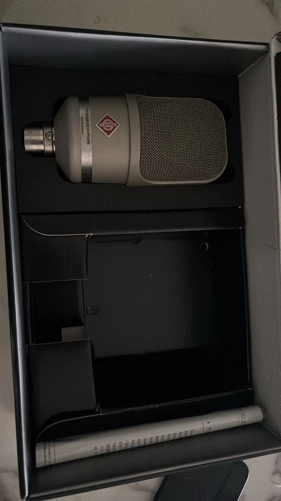 Neumann TLM 107 studio set professionele microfoon, Muziek en Instrumenten, Microfoons, Ophalen, Zo goed als nieuw, Studiomicrofoon