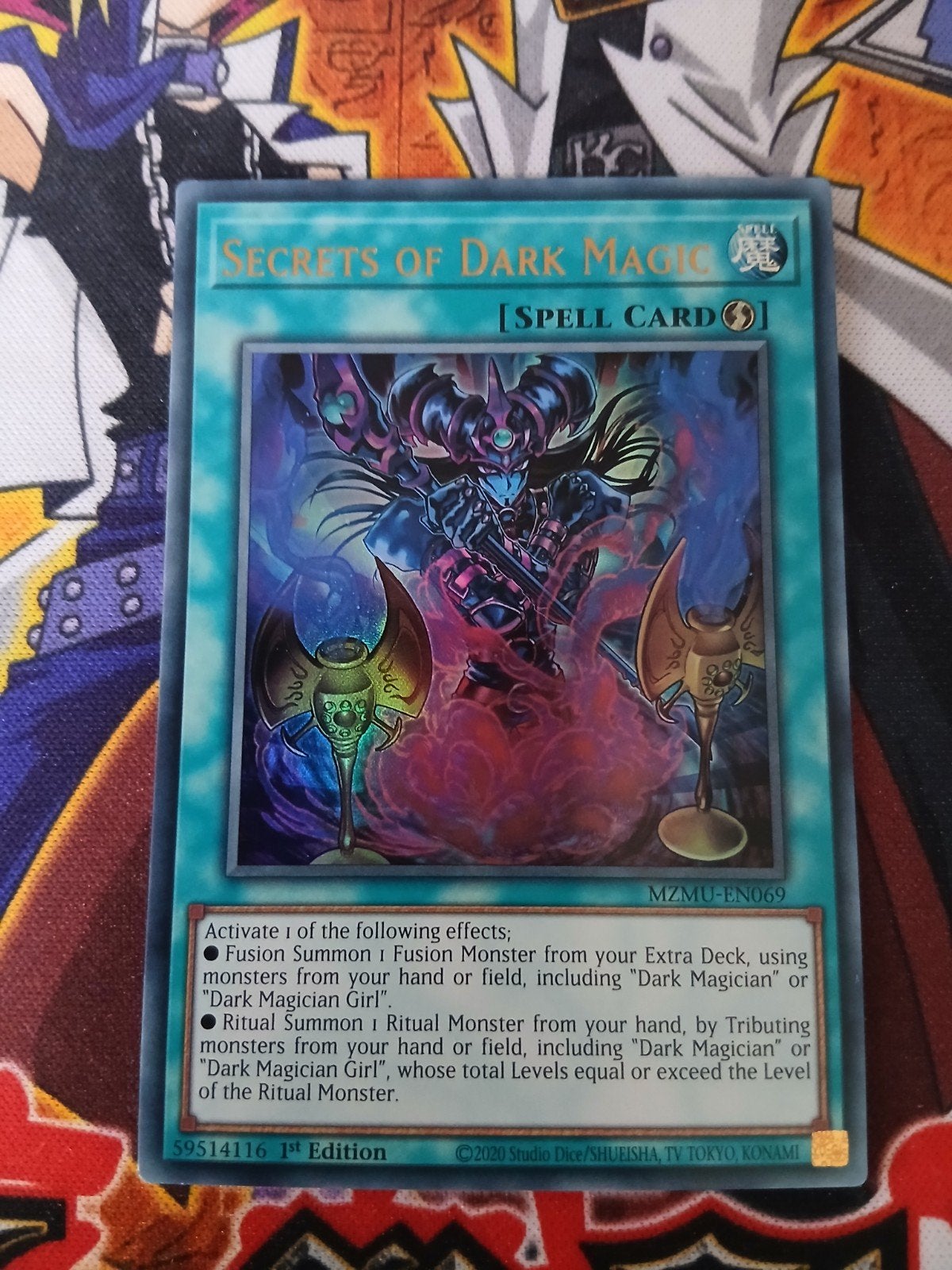 Secrets of Dark Magic - Ultra Rare MZMU - Yu-Gi-Oh, Hobby en Vrije tijd, Verzamelkaartspellen | Yu-gi-Oh!, Ophalen of Verzenden
