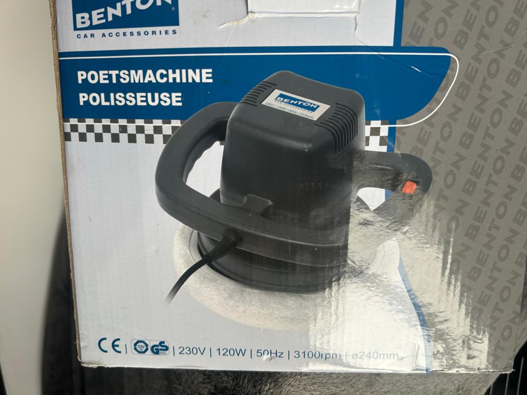 Benton Poetsmachine - Auto Poetsmachine, Auto diversen, Onderhoudsmiddelen, Ophalen of Verzenden