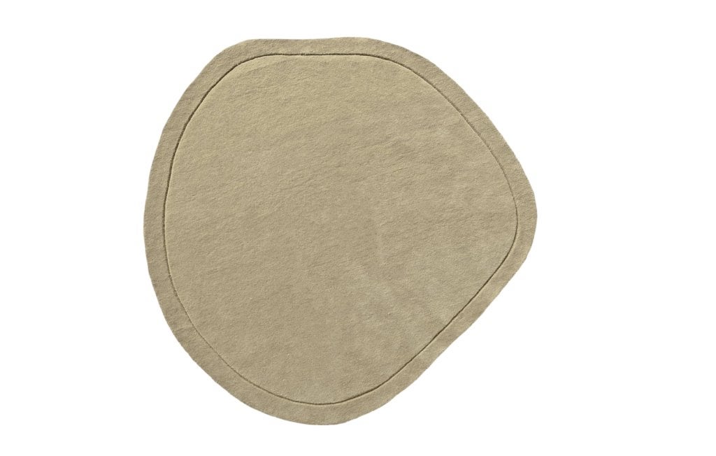 by fonQ Pebble Vloerkleed Ø 200 cm - Groen | van €249, nu, Byfonq, Byfonq, Ophalen of Verzenden, 200 cm of meer