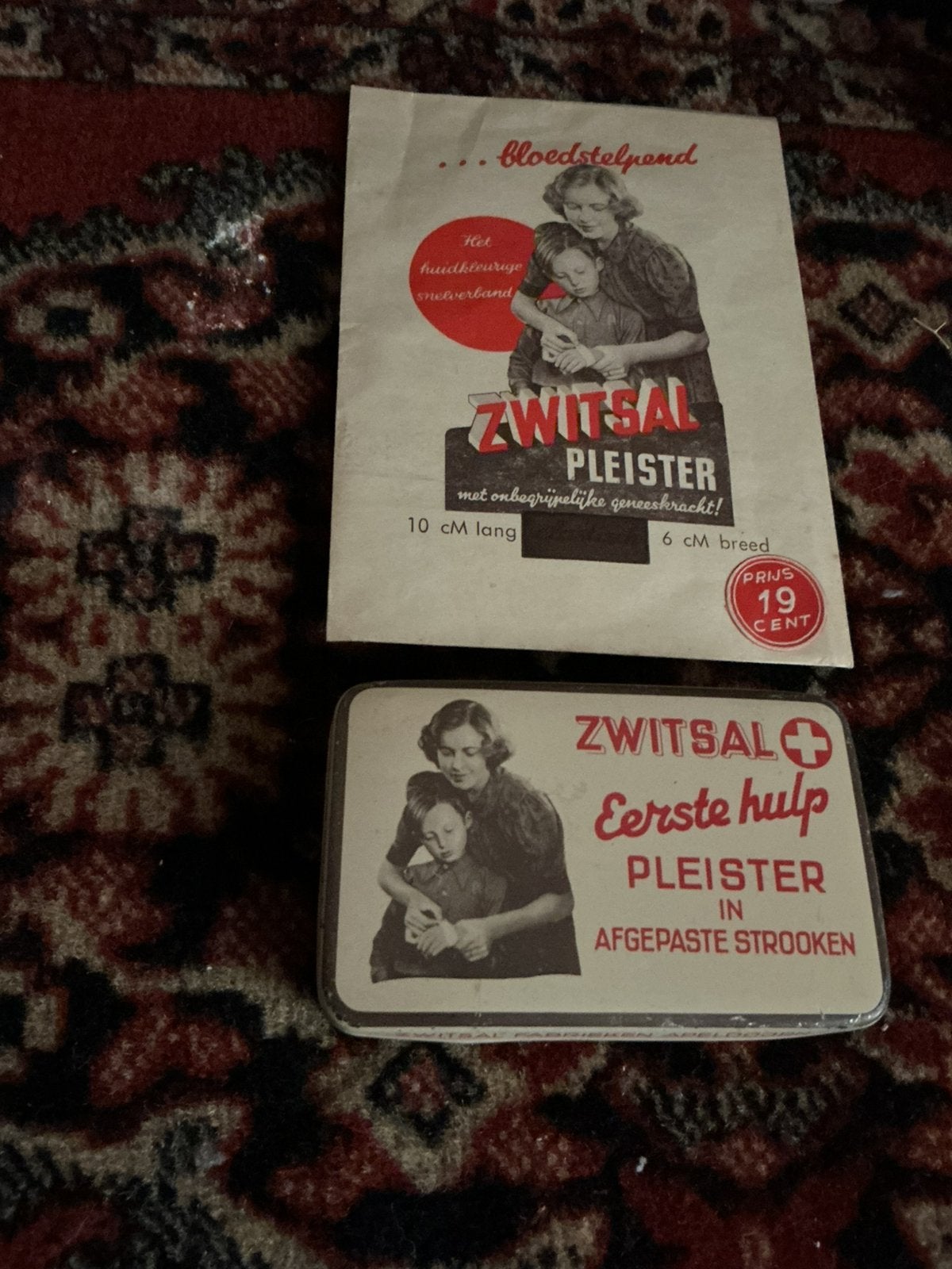 Zwitsal pleister doosje en zakje, Ophalen of Verzenden, Zo goed als nieuw