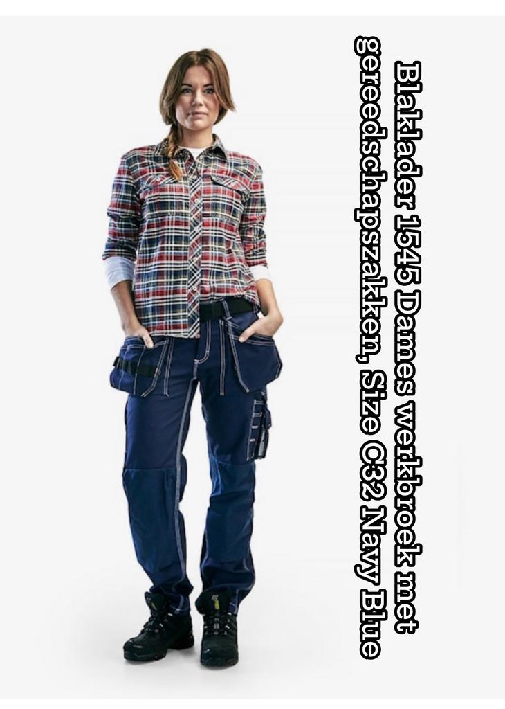 Nieuwe Blaklader 1545 Dames Werkbroek Navy Blue C34, Tuin en Terras, Werkkleding, Ophalen of Verzenden, Nieuw, Dames, Broek