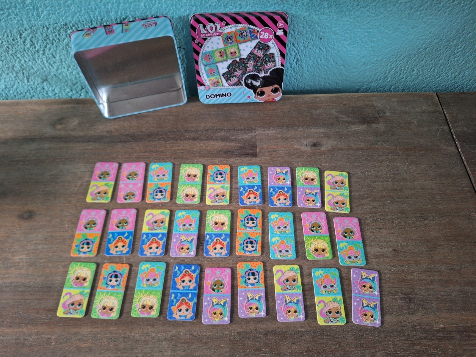 LOL Domino spel, Ophalen of Verzenden, Zo goed als nieuw
