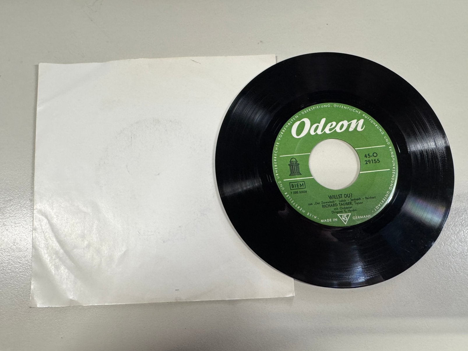 Vinyl Single - Richard Tauber, Ophalen of Verzenden, Zo goed als nieuw, Pop