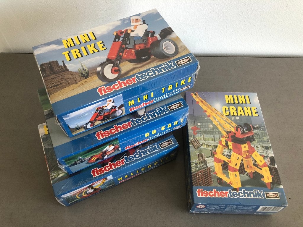 Fischertechniek 4 mini dozen - technisch speelgoed, Ophalen of Verzenden, Nieuw, Overige merken